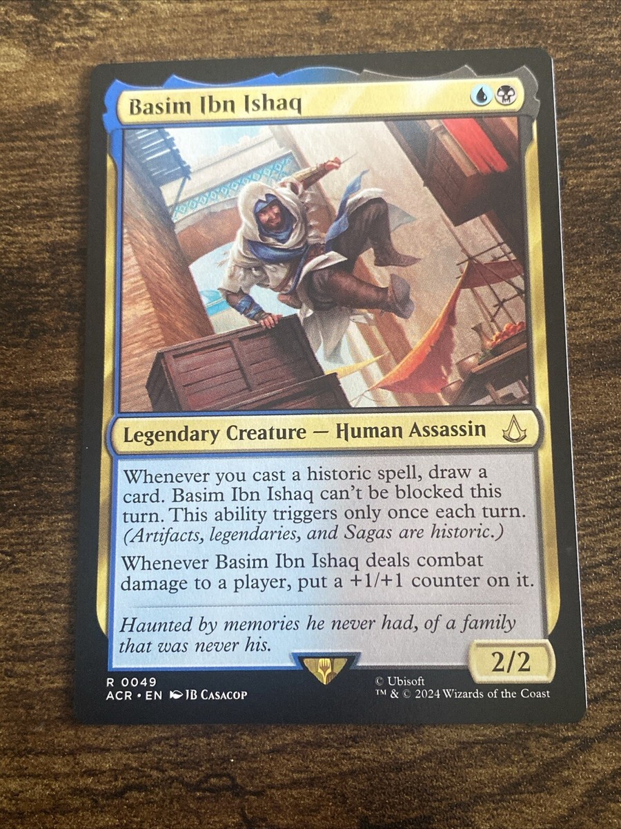 Basim Ibn Ishaq 0049 Universes Beyond: Assassin's Creed MTG Magic S2741* |  eBay