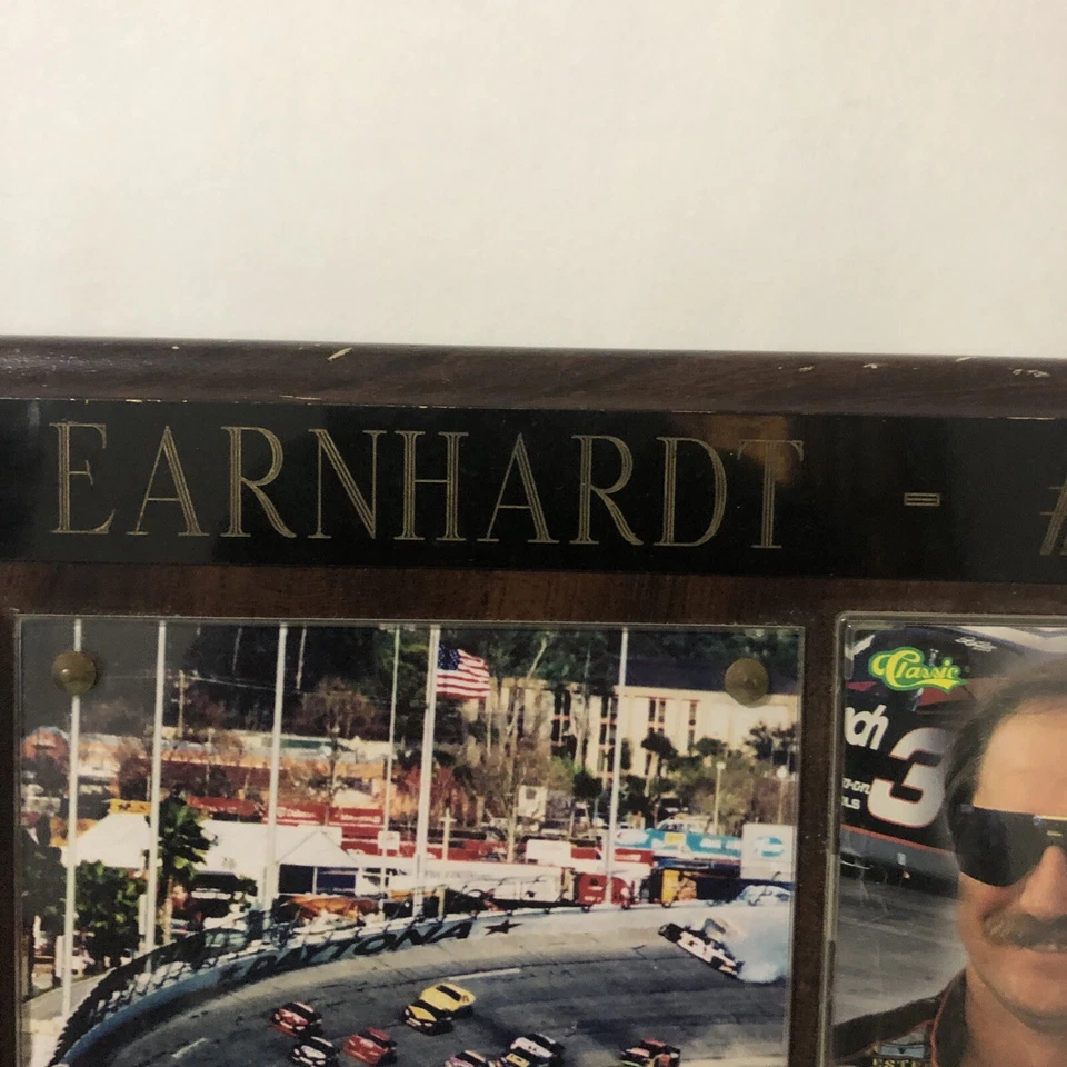 Placa Nascar en memoria de 1961-2001 Dale Earnhardt 1 cuarto del cielo Foto 4 de 4