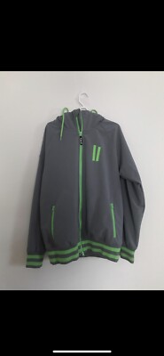 Planks Spring Jacket Gray/Green Men s Medium