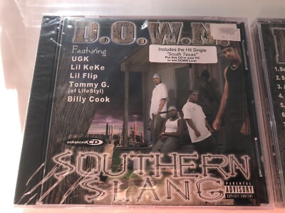 CD: D.O.W.N. - Southern Slang (2001)Sealed Ultra Rare OOP Texas Rap G-Funk *OG*
