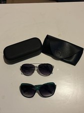 Two 2 Women's Sunglasses JUICY COUTURE w/ Hard Protective Case, New, Ship Free