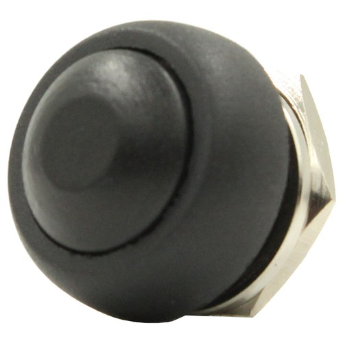 (On)-Off BLACK Momentary Push Switch SPST 12V 12mm suit Car Marine Light Boat PC - Picture 3 of 8