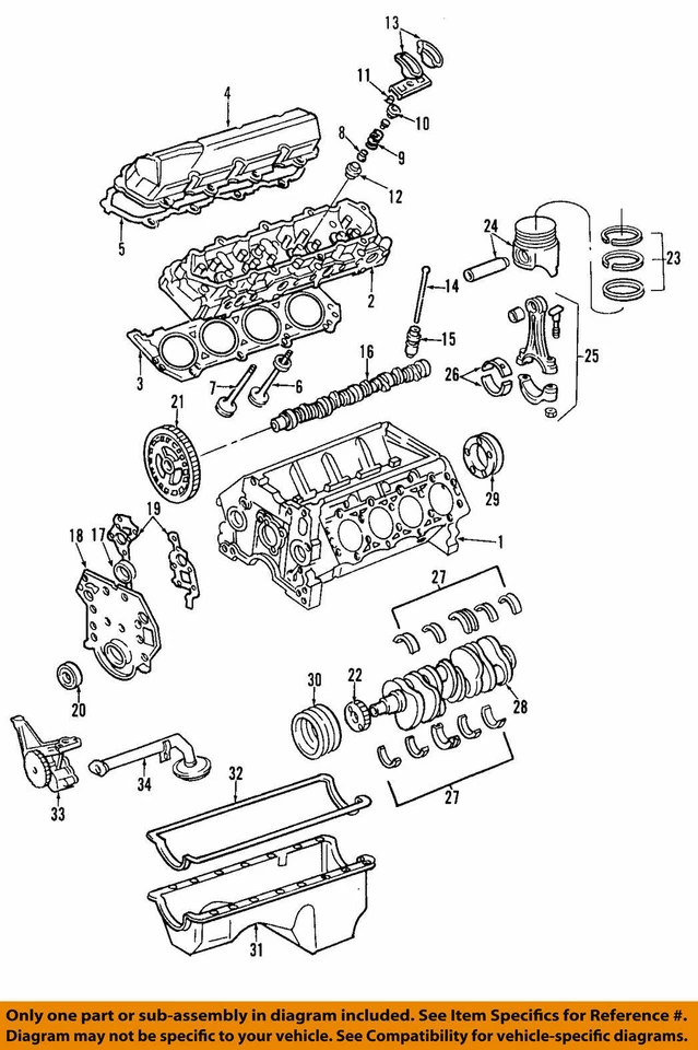 FORD OEM E-350 Econoline Club Wagon-Engine Cylinder Head Gasket F7TZ6051AAA - Изображение 2 из 2