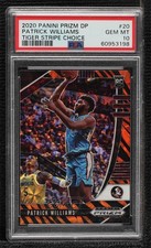 2020 Prizm Draft Picks Choice Tiger Stripes Patrick Williams PSA 10 GEM MT 5ov