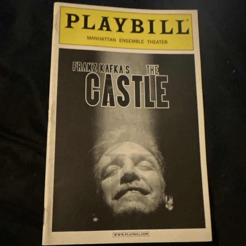 The Castle Off-Broadway Playbill (Jan 2002) Jim Parsons
