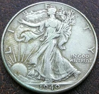 US 1940 Walking Liberty Half  **