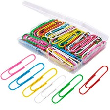 Paper Clips, 100Pcs 2 Inch Large Paperclips, Assorted large, Colors