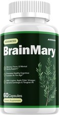 (1 Pack) Brainmary Capsules – Brain Mary Pills Natural Blend Glycogen Formula