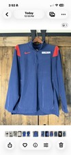 Nike  Coach  Gonzaga Go zags  Sideline Jacket Blue And Red  Mens L