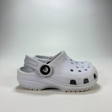 Crocs Classic Clog Gray Lightweight Comfort Slip On Shoes 206990 Kid's Size 6