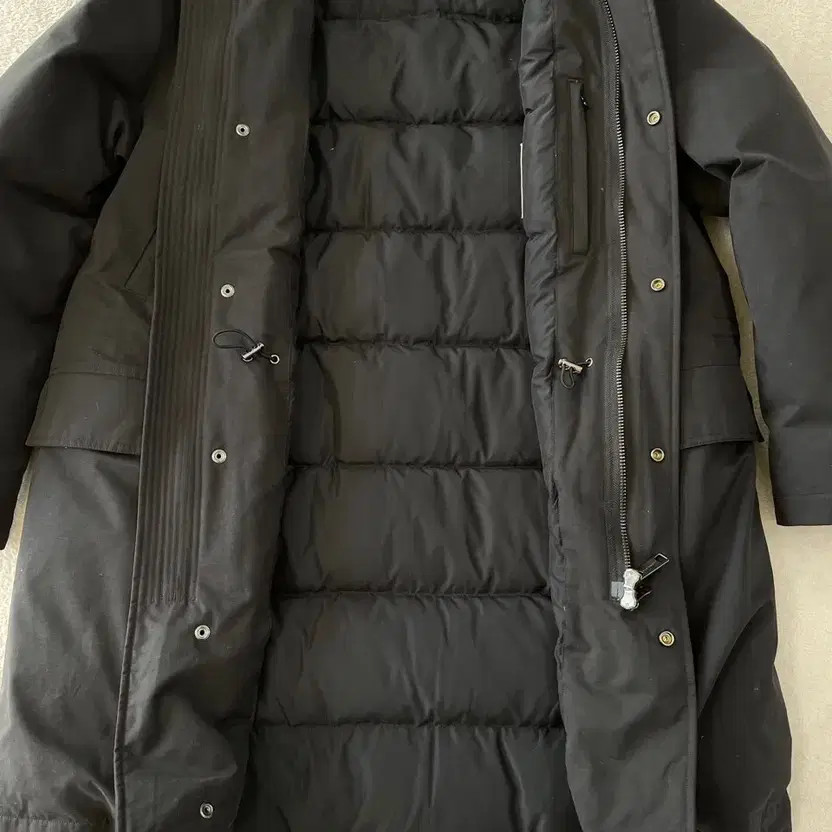 Carhartt APEX Down Long Puffer Jacket Men L Black Warm Coat