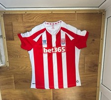 Stoke City Home football shirt 2016/2017 Jersey Women L / 16 Soccer Macron