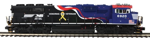 MTH 20-21957-1 NORFOLK SOUTH NS VETERANS #6920 SD60E DIÉSEL PS3 CALIBRE O - NUEVO | Zustand: New