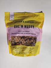 Bocce's Bakery Bac'n Nutty Peanut Butter  Bacon Dog Treats, Wheat-Free, 2 lbs