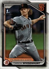 2024 Bowman Prospects [Base] - Carson Whisenhunt 1st Bowman #BP-96 - Giants