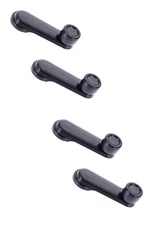 4 pcs = Window Crank Winder Handle Black for Nissan Truck SUV Car