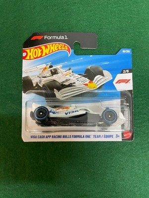 HOT WHEELS VISA CASH APP RACING BULLS FORMULA ONE TEAM F1 MINT SHORT CARD 144