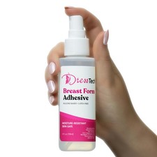 DressTech Breast Form Adhesive - Long Lasting, Medical-Grade - 4 oz. Spray