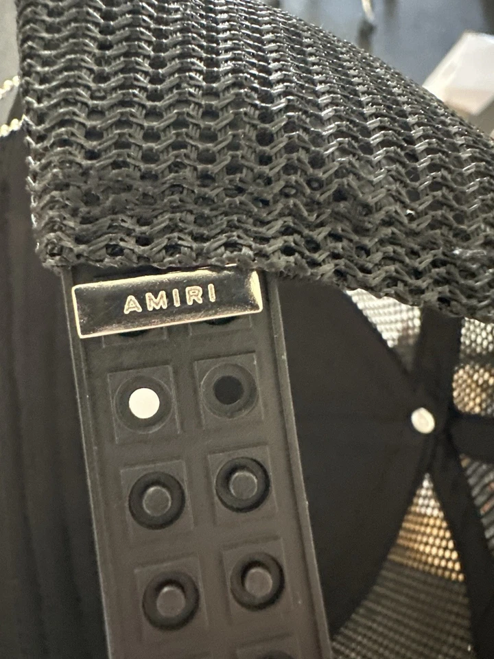 SOMBRERO DE LONA DE CRISTAL AMIRI MA NUEVO TALLA ÚNICA AUTÉNTICO Foto 4 de 4