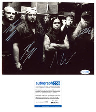 ‘Knocked Loose’ Band Signed 8x10 Photo 'Isaac, Kevin, Pacsun, Nicko' ACOA