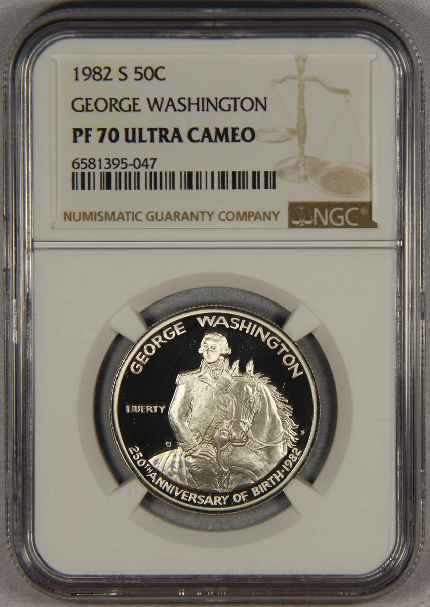 1982-S George Washington Commemorative Half Dollar NGC PF70 ULTRA