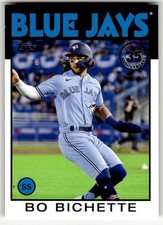 2021 Topps Update #86B-16 Bo Bichette 1986 35th Anniversary Toronto Blue Jays