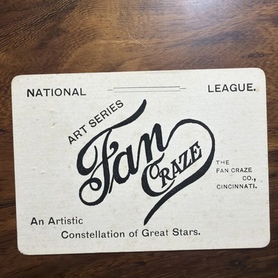1906 Fan Craze National League Header Card 