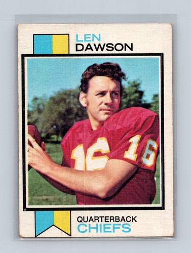 Len Dawson #335 1973 Topps card
