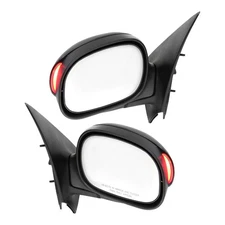 Set of 2 Mirrors Driver and Passenger Side For 2001-03 Ford F-150 Crew Cab Power
