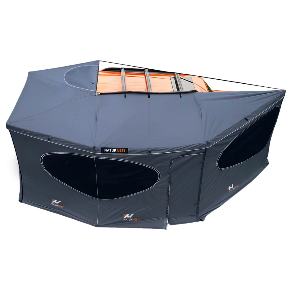 Naturnest 270 Plus Toldo Coche Refugio Sombrilla, Toldo Parasol para Camping Foto 4 de 4