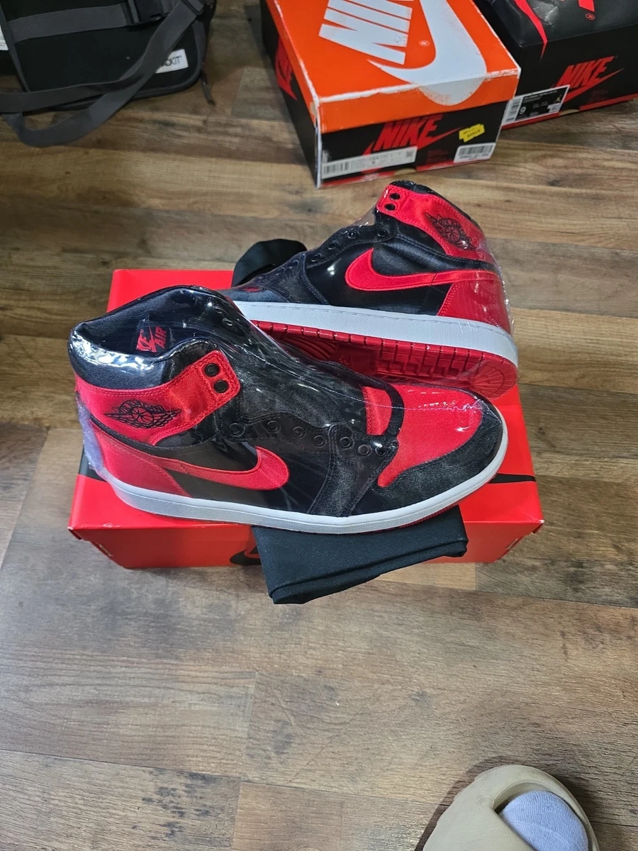 Jordan 1 Retro OG High Satin Red W for sale | eBay