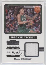 2022-23 Panini Contenders Rookie Ticket Swatches MarJon Beauchamp #RTS-MJB 09wc