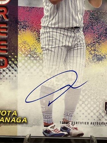 2024 Topps Archives 1999 Nueva Raza Auto Shota Imanaga #99NBA-SI Rookie Auto RC - Imagen 2 de 4