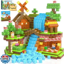 150 PCS Magnetic Blocks: Magnet Toys for Kids Ages 3+, STEM Sensory Building 