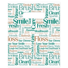 Dental Giveaway Bags, 8" X 10", 100 Pack