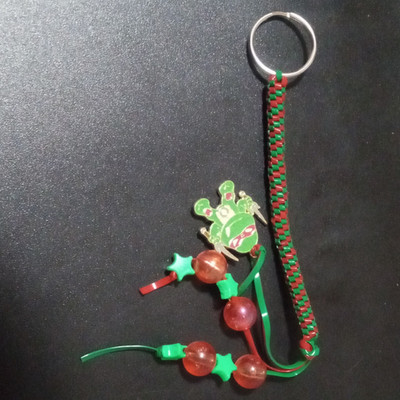 Teenage Mutant Ninja Turtles Green & Red Keychain, Detachable