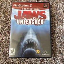 Jaws Unleashed PS2 (Sony PlayStation 2, 2006) Greatest Hits Complete w/ Manual