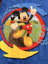 Disney Mickey Mouse Clubhouse Twin Comforter Reversible 60 X 80 Gears