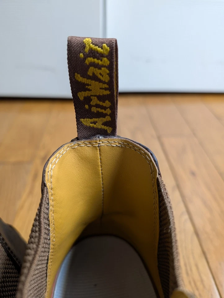 Botas Chelsea Dr. Martens 2976 para hombre 11 cuero marrón AirWair Pull On Docs Foto 4 de 4