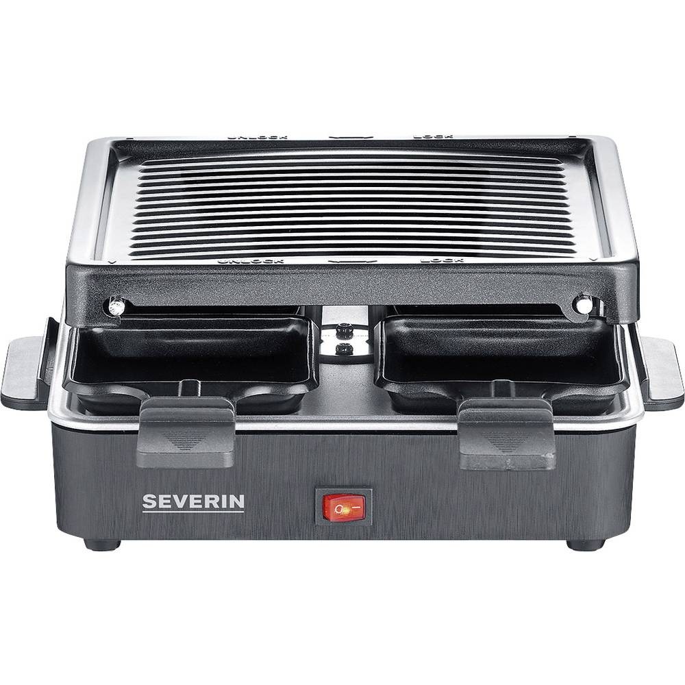 Appareil à raclette 4 poêlons Severin pour vos soirées d'hiver en famille