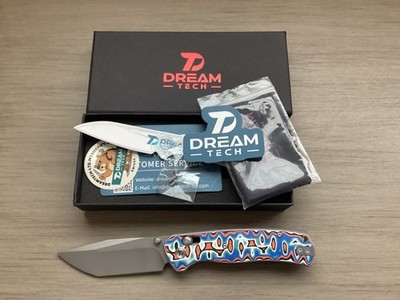 Dream Tech D4508MBO 14C28N Steel Blade Axis Lock Vortex Micarta NEW