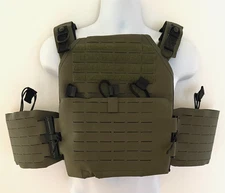SAFARILAND Tactical Plate Rack Carrier XL Green FirstSpear Kangaroo Pkt Laser