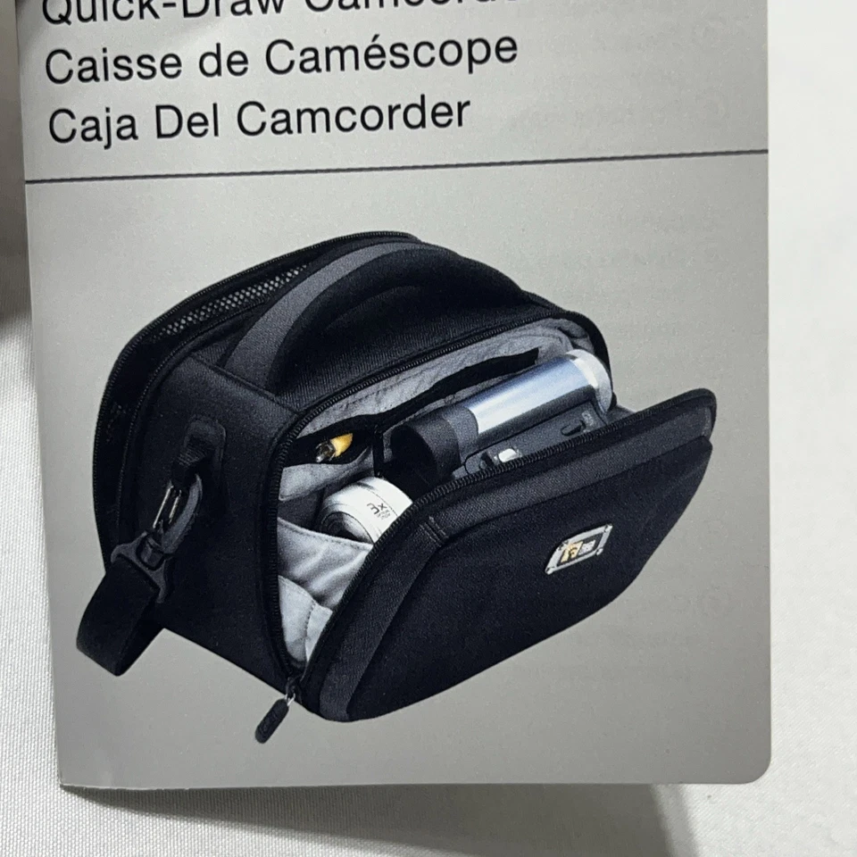 CASE Logic QUICK DRAW CAMCORDER CASE Soft/HARD SHELL QPB-5 - Image 3 of 4