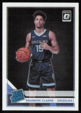 2019-20 Donruss Optic #194 Brandon Clarke Rookie Memphis Grizzlies RC Card