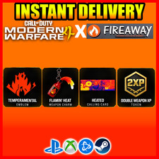 Cod Mw4 Modern Warfare 4 Code X Fireaway Pizza Set Emblem Calling Card 2xp