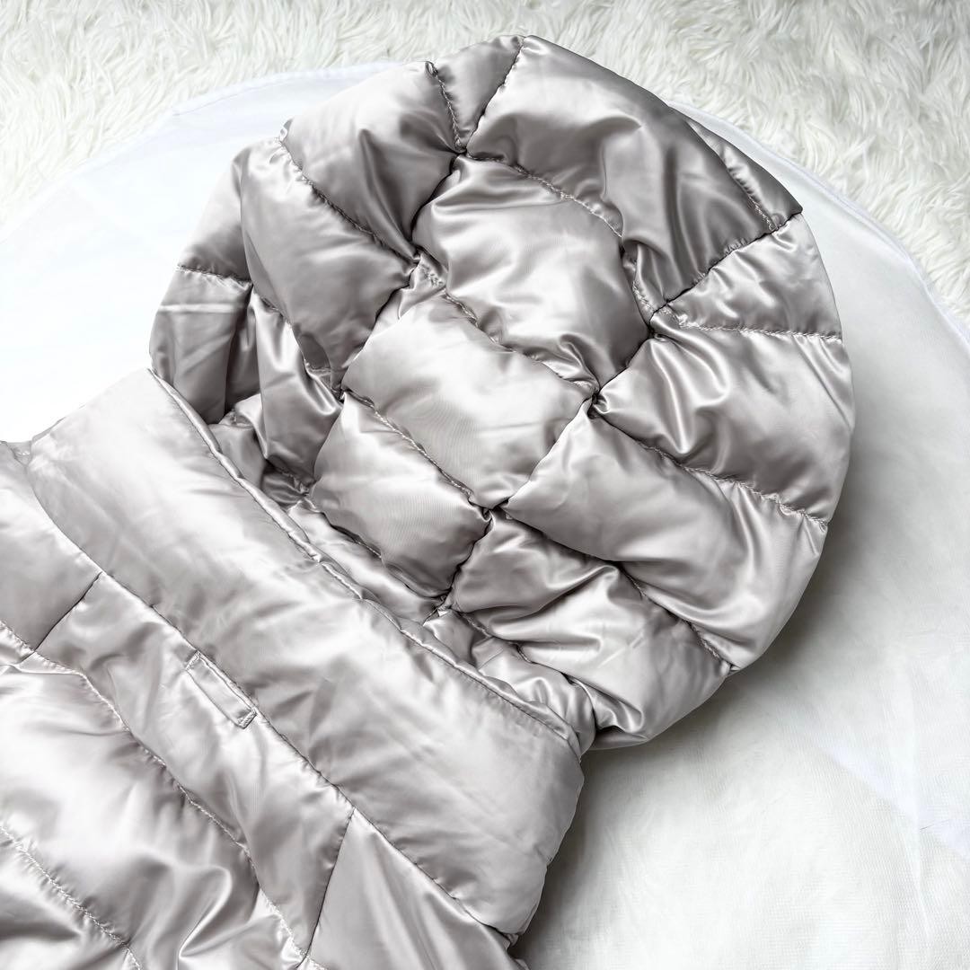 Max Mara Cube Reversible Long Down Coat Jacket Bl… - image 18