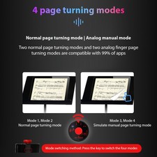 Wireless Page Turner Pedal Portable Mini Music Page Turner For Tablets LRGY