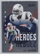 J.C. Jackson 2021 Panini Absolute - Unsung Heroes #UH14 (RC)