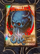 🦇 Metallica Foil Poster Sphere 10/22 10/24 Burns Faster Maxx242 Vegas Pop Up