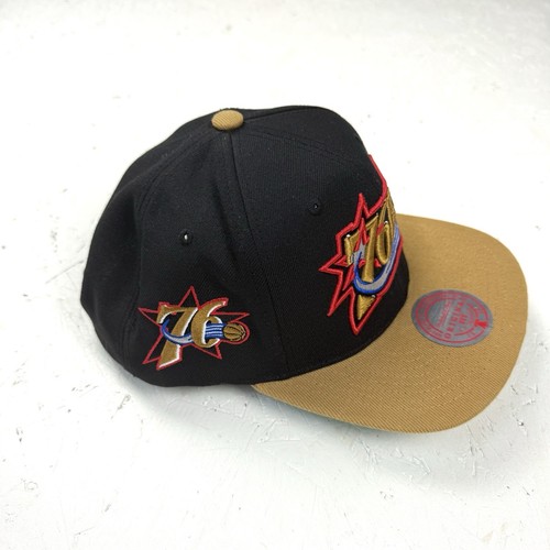 Philadelphia 76ers Mitchell & Ness Hardwood Classics Snapback Hat One Size NBA - Picture 2 of 8